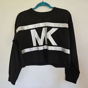 NWT Micheal Kors Logo Cropped Sweatshirt